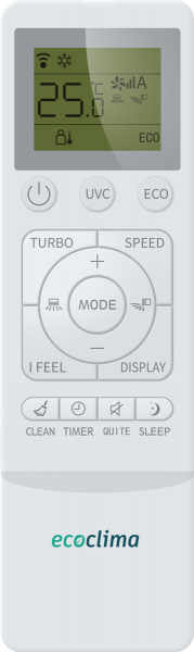 ��������� ����������� Ecoclima ECW/I-CH12/AAS-4R1 (Silver) + EC/I-CH12/A-4R1 (White)