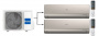 ������ �����-������� �� 2 ������� Haier Lightera 2U40S2SM1FA/AS09NS6ERA-G*2��