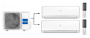������ �����-������� �� 2 ������� Haier Lightera 2U40S2SM1FA/AS09NS6ERA-W*2��